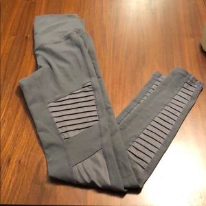 Full length gray leggings